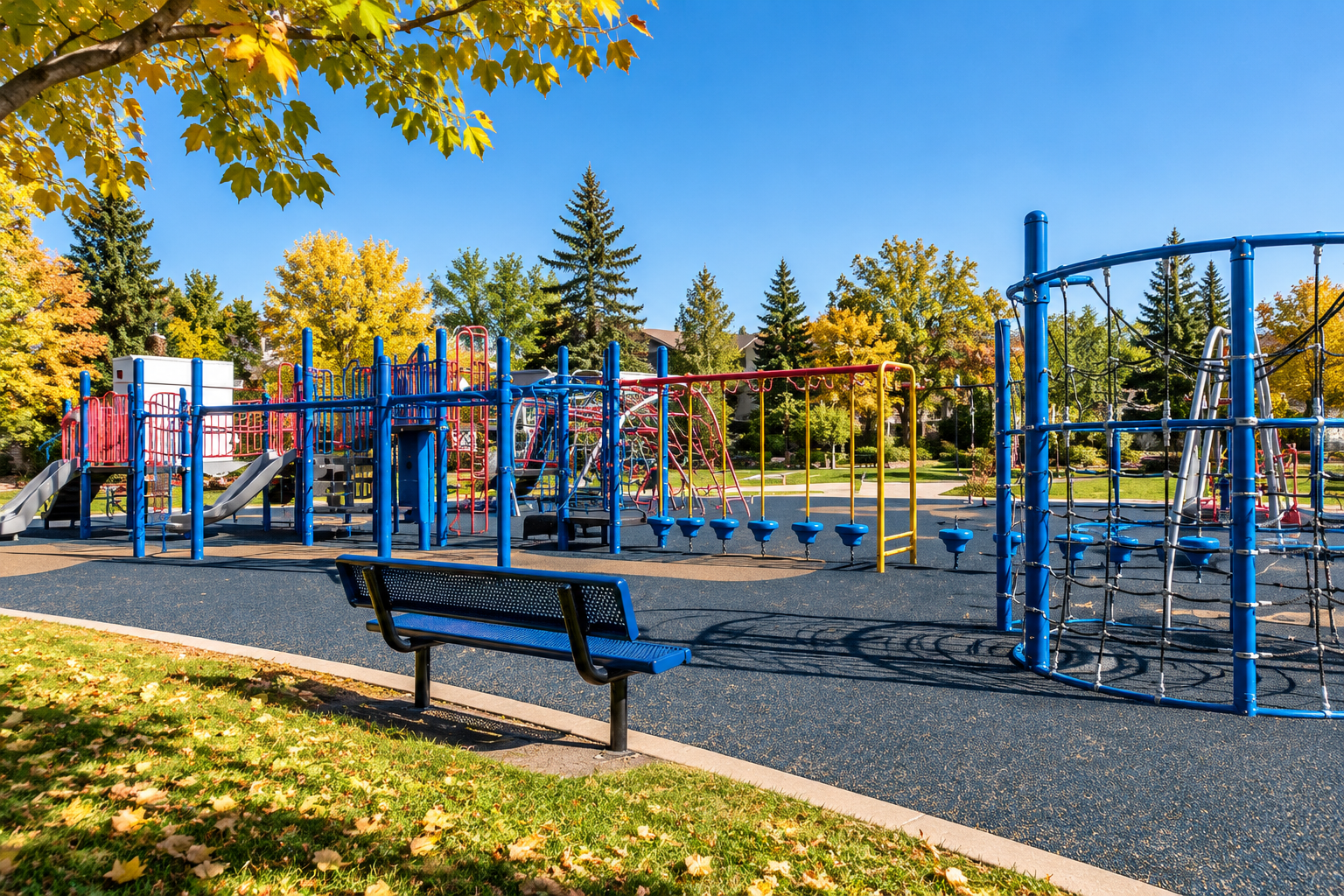 Vibrant Autumn Playground Park Elboya